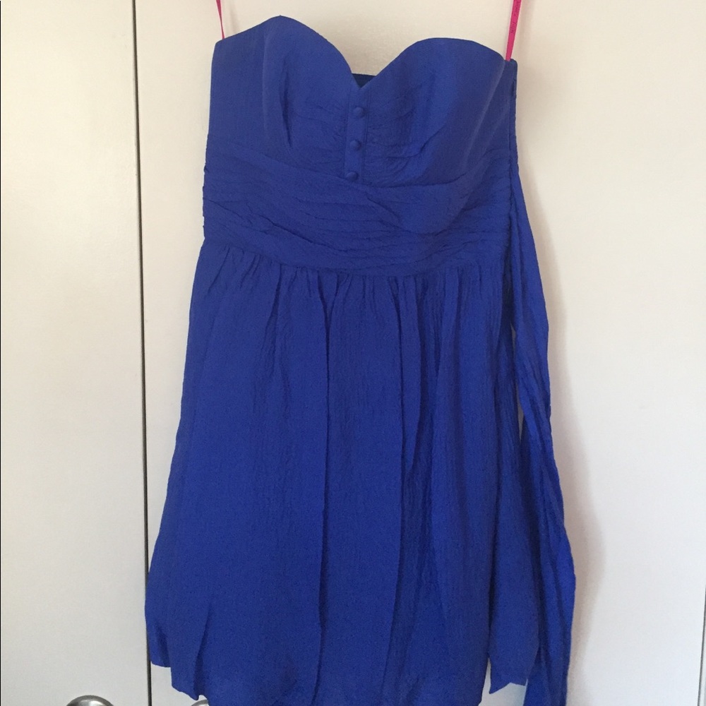 🌈 Betsy Johnson Silk Blue Dress